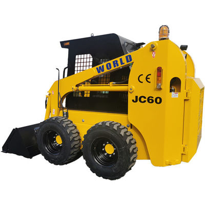 Máy xúc lật 4WD Kubota Màu vàng với tệp đính kèm đa chức năng
