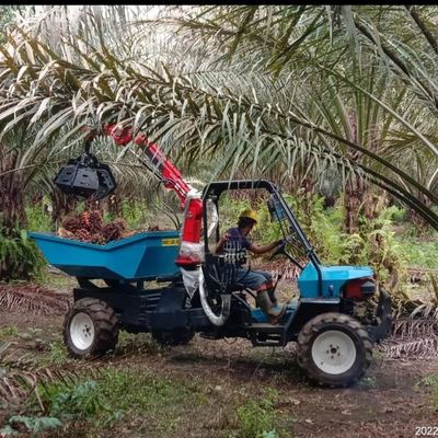 Open Cab Tractor cho các đồn điền dầu cọ với tốc độ PTO 240-1340rpm và lốp nông nghiệp