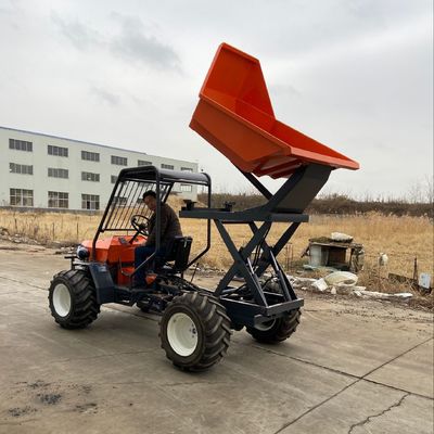 Nông nghiệp 4 bánh Máy kéo Dumper Dumper Tractor 14HP