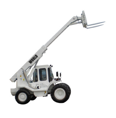 Bộ điều khiển bằng kính thiên văn động cơ diesel 4 bánh EPA Xe nâng kính thiên văn tải trọng 2,5T 4WD Telehandler