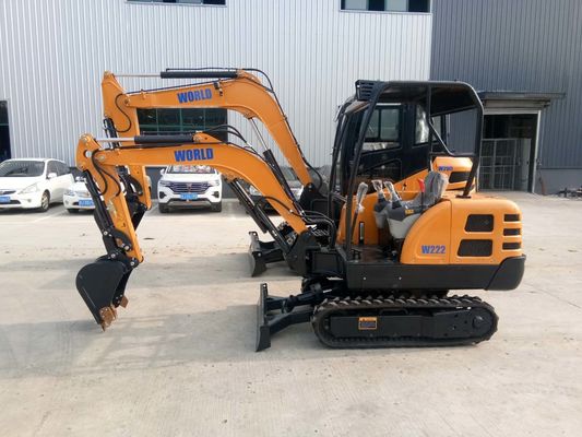 2020mm Phân tích lắc tối thiểu Máy đào crawler nhỏ gọn Giải pháp xây dựng 0,1 M3