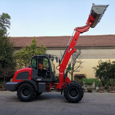 Máy xúc bánh lốp ống lồng cỡ nhỏ động cơ Changchai với gầu mở rộng