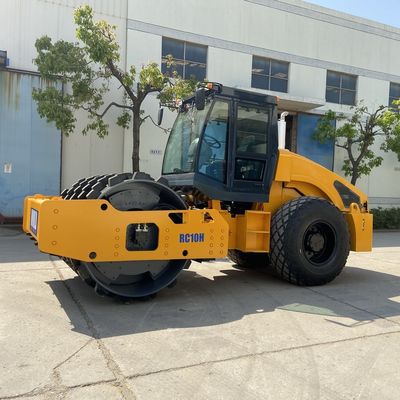 Máy rung đường 12 tấn Con lăn trống đôi rung điện tử