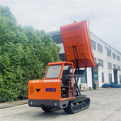 Máy kéo bánh xích nông nghiệp 4WD Mini Dumper để vận chuyển trái cây
