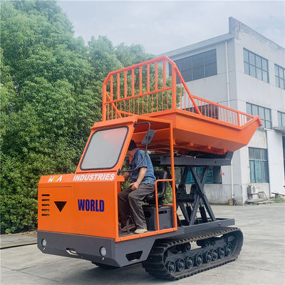 Máy kéo bánh xích nông nghiệp 4WD Mini Dumper để vận chuyển trái cây