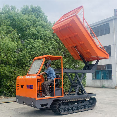 Garden Self Loading Mini Dumper Crawler Type With Lift Container