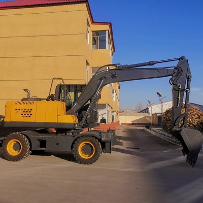 Máy đào mini 4WD Máy đào nhỏ gầu 0,6m3
