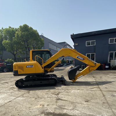 Vận hành linh hoạt Máy đào mini thủy lực Máy đào mini nhỏ gọn 8 tấn