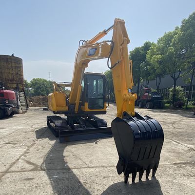 Vận hành linh hoạt Máy đào mini thủy lực Máy đào mini nhỏ gọn 8 tấn