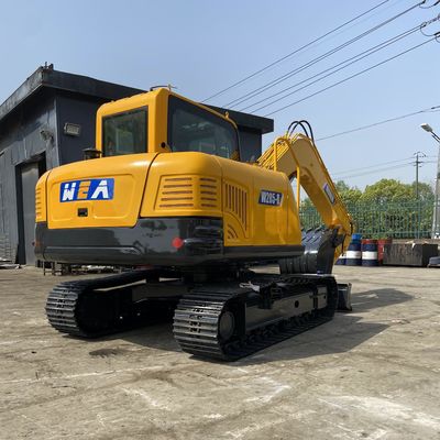 Máy đào bánh xích nhỏ màu vàng Máy xúc thủy lực nhỏ gọn với động cơ Yanmar