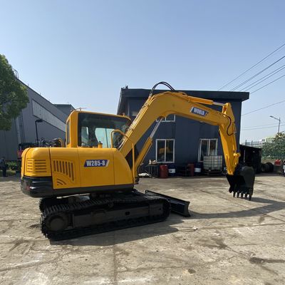 Máy đào bánh xích mini 1000 vòng / phút Máy xúc siêu nhỏ chạy điện nhẹ