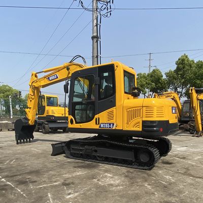 Máy đào bánh xích mini 1000 vòng / phút Máy xúc siêu nhỏ chạy điện nhẹ