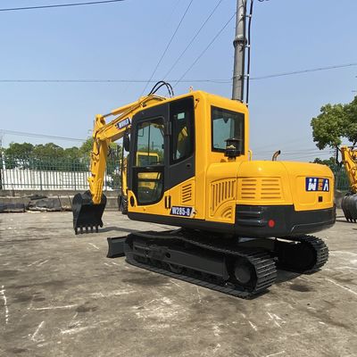 Máy xúc bánh xích thủy lực 1100rpm Máy xúc hộ gia đình mini có rãnh cao su