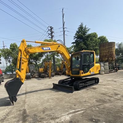 Máy xúc bánh xích thủy lực 1100rpm Máy xúc hộ gia đình mini có rãnh cao su