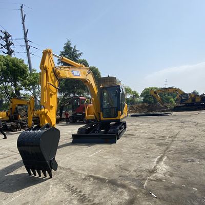 Máy đào bánh xích mini 2200kw Máy ​​xúc siêu nhỏ màu vàng