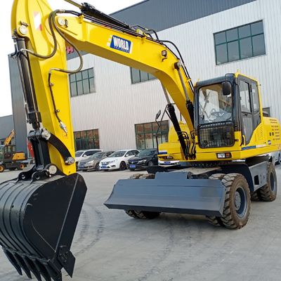Độ bền Máy đào bánh lốp nhỏ Máy xúc bánh lốp thủy lực 85kw