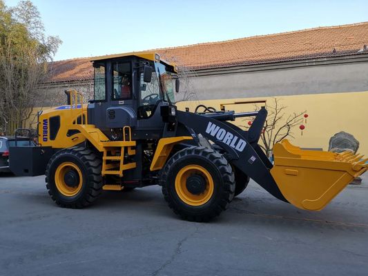 Ngoại hình được sắp xếp hợp lý Máy xúc bánh lốp nhỏ Thiết bị xây dựng máy xúc lật phía trước 92kW