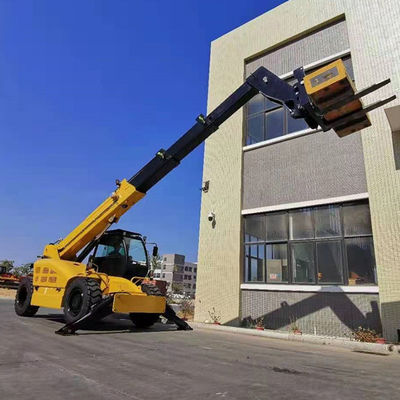 Xe nâng tay cầm bằng kính thiên văn 4 tấn Xe nâng kính thiên văn xoay có độ ồn thấp