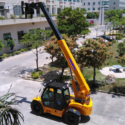 Xe nâng tay lái ống lồng 7 mét Xe nâng Boom mở rộng 4 tấn
