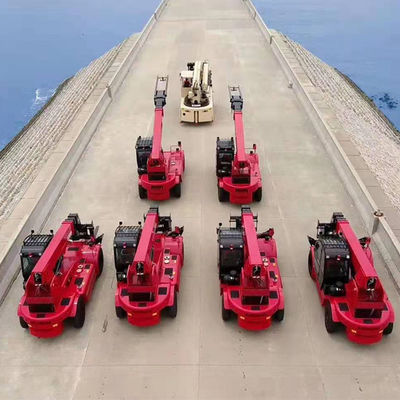 Xe nâng tay cầm bằng kính thiên văn hiệu quả về chi phí 5000kg để xử lý vật liệu