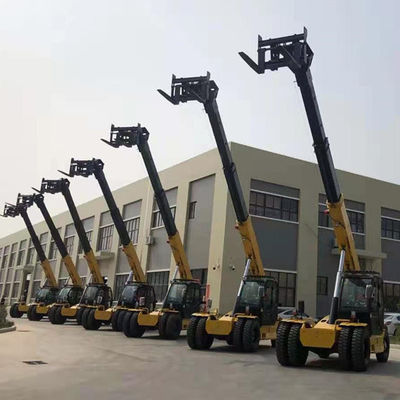 Xe nâng tay lái kính thiên văn an toàn Xe nâng tầm với thay đổi trong xây dựng