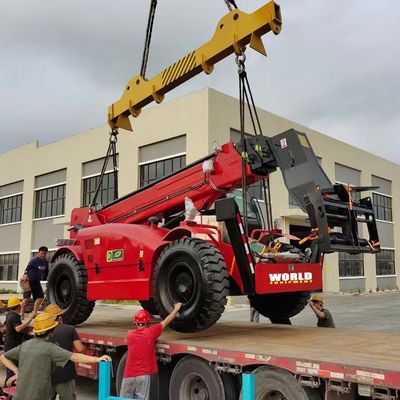 Xe nâng tay cầm ống lồng bơm kép