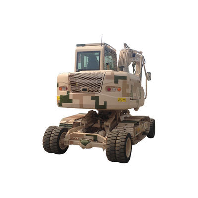 Máy xúc bánh lốp chống va chạm Máy xúc bánh lốp Yanmar linh hoạt nhỏ gọn