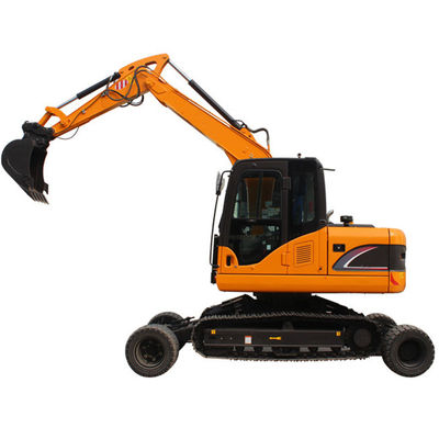 Máy xúc bánh xích thủy lực Vận hành linh hoạt Máy đào mini 8 tấn