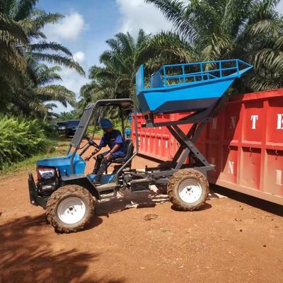 Máy kéo dầu cọ chiều dài cơ sở 2150mm với lốp nông nghiệp Dung tích thùng nhiên liệu 11L