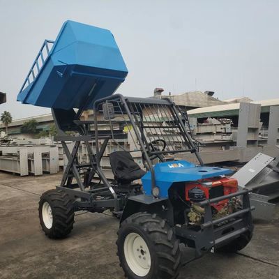 Máy kéo dầu cọ chiều dài cơ sở 2150mm với lốp nông nghiệp Dung tích thùng nhiên liệu 11L
