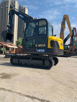 Máy đào bánh xích mini nông nghiệp Độ sâu đào tối đa 3,8m tương đương với Komatsu Pc60