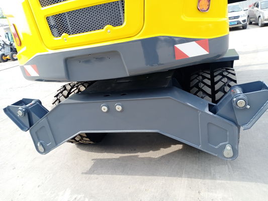 Máy đào cơ khí loại bánh xe theo dõi 360 ° để đào vườn ươm trồng cây trong vườn