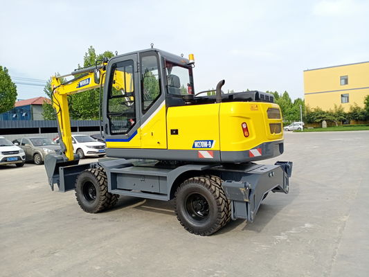 Máy đào cơ khí loại bánh xe theo dõi 360 ° để đào vườn ươm trồng cây trong vườn