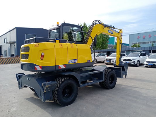 Máy đào cơ khí loại bánh xe theo dõi 360 ° để đào vườn ươm trồng cây trong vườn