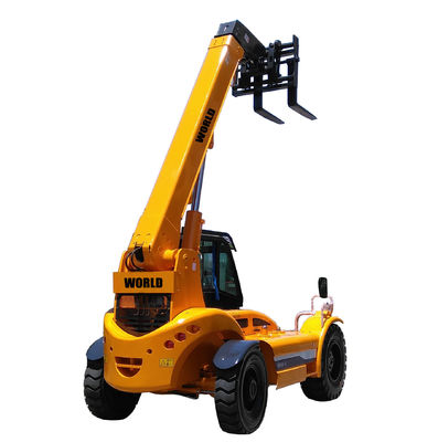 3T 4T Diesel 7m 14m Telehandler Xe nâng kính thiên văn 4 bánh lái