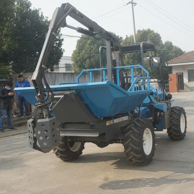 Máy thu hoạch dầu cọ Open Cab 1325mm Trọng lượng 1250kg với Grapple