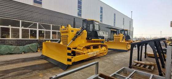 Loại đường ray bôi trơn cưỡng bức Máy ủi loại bánh xích 220HP với 3 hành trình tiến 3 lùi
