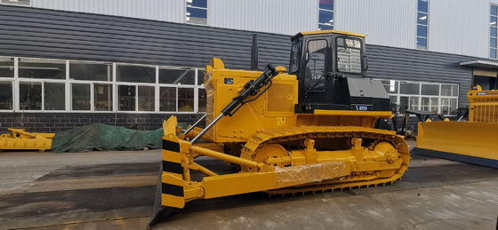 Loại đường ray bôi trơn cưỡng bức Máy ủi loại bánh xích 220HP với 3 hành trình tiến 3 lùi