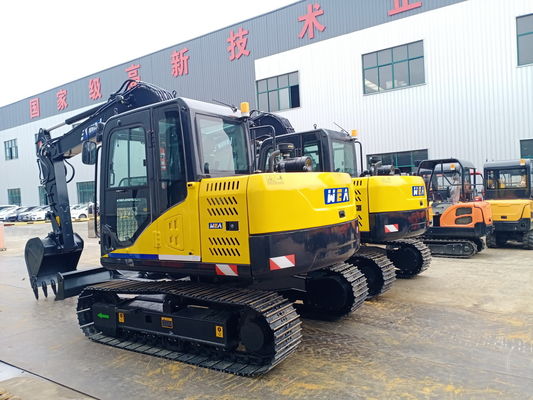 Đáng tin cậy Hydraulic Crawler Excavator đạt được chiều cao đào tối đa 7023mm