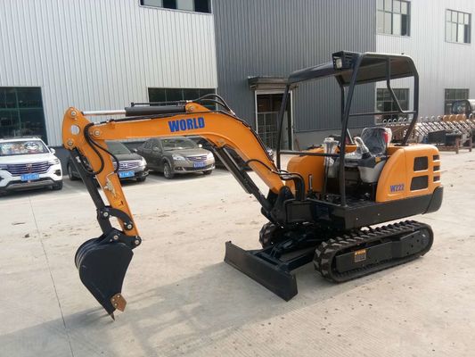 Max. đào sâu 2450mm nhỏ Crawler đào cho chiều cao nâng tối đa của lưỡi 240mm