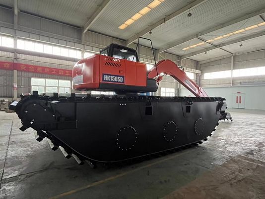 Trung Quốc Top Brand Không sử dụng máy đào lưỡng cư HK150SD Với máy làm sạch sông 0,25 M3 Long Reach Boom