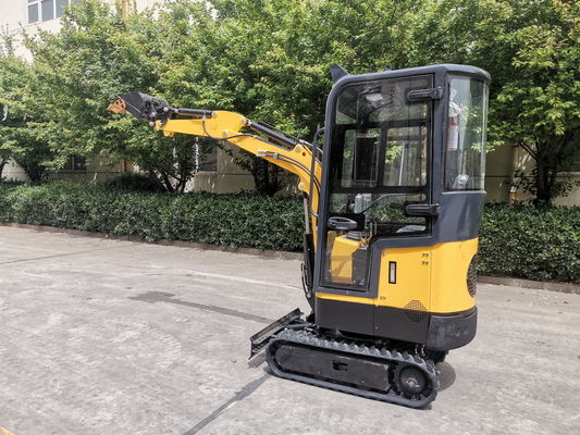 mini Excavator 0,02 đến 0,5 M3 trọng lượng hoạt động 1000kg đường cao su hoặc thép