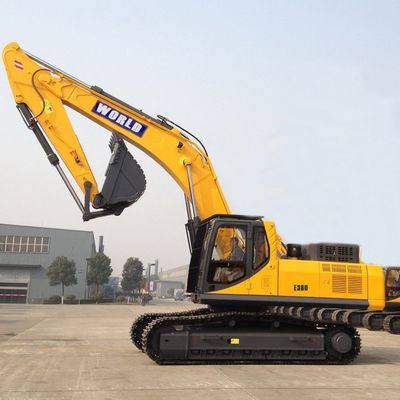Khung an toàn Máy đào lốp cao su Máy xúc thủy lực mini màu vàng