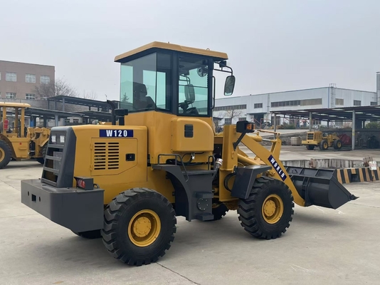 Máy xúc lật W120 trọng lượng vận hành 2 tấn dùng trong nông nghiệp, mỏ đá, gầu 0.6 m3, 0.8 m3